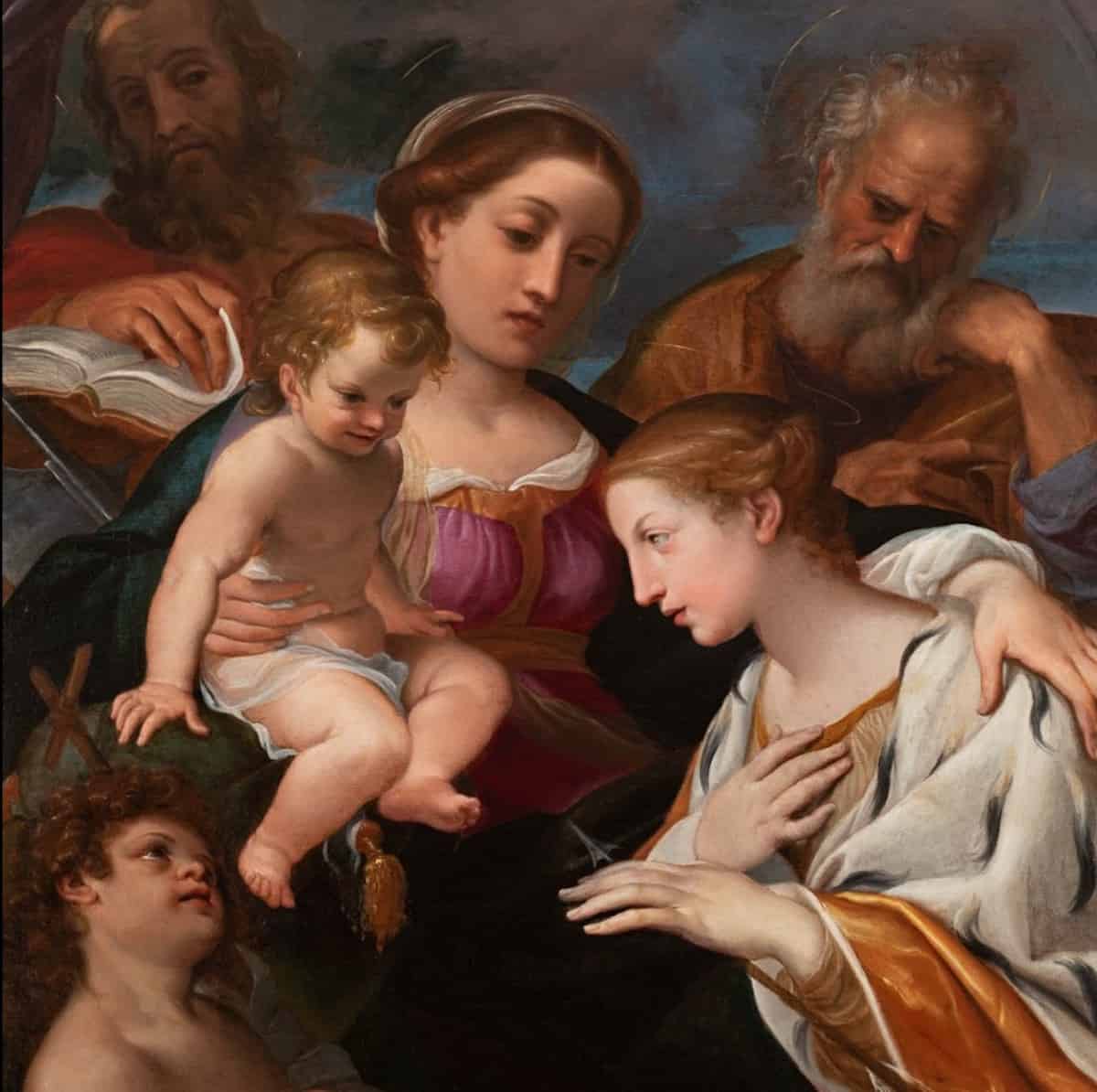 Carracci canvas in Bologna