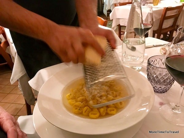 Bowl of Tortellini en Brodo at Da Nello: Bologna is the birthplace of tortellini and tortelloni 