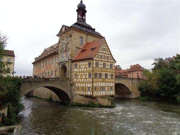 Ancient town hall in Bamberg