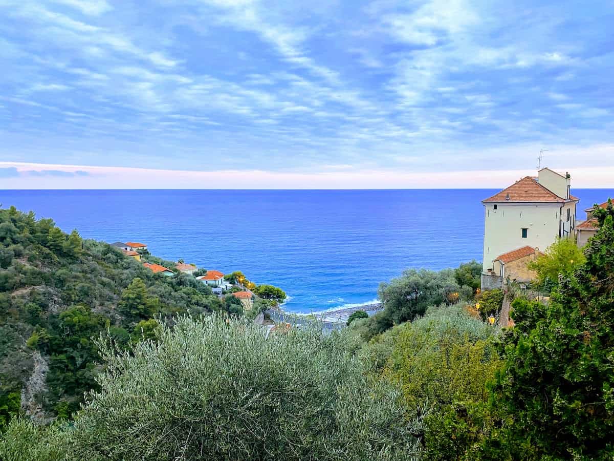 View of the Med from Cervo