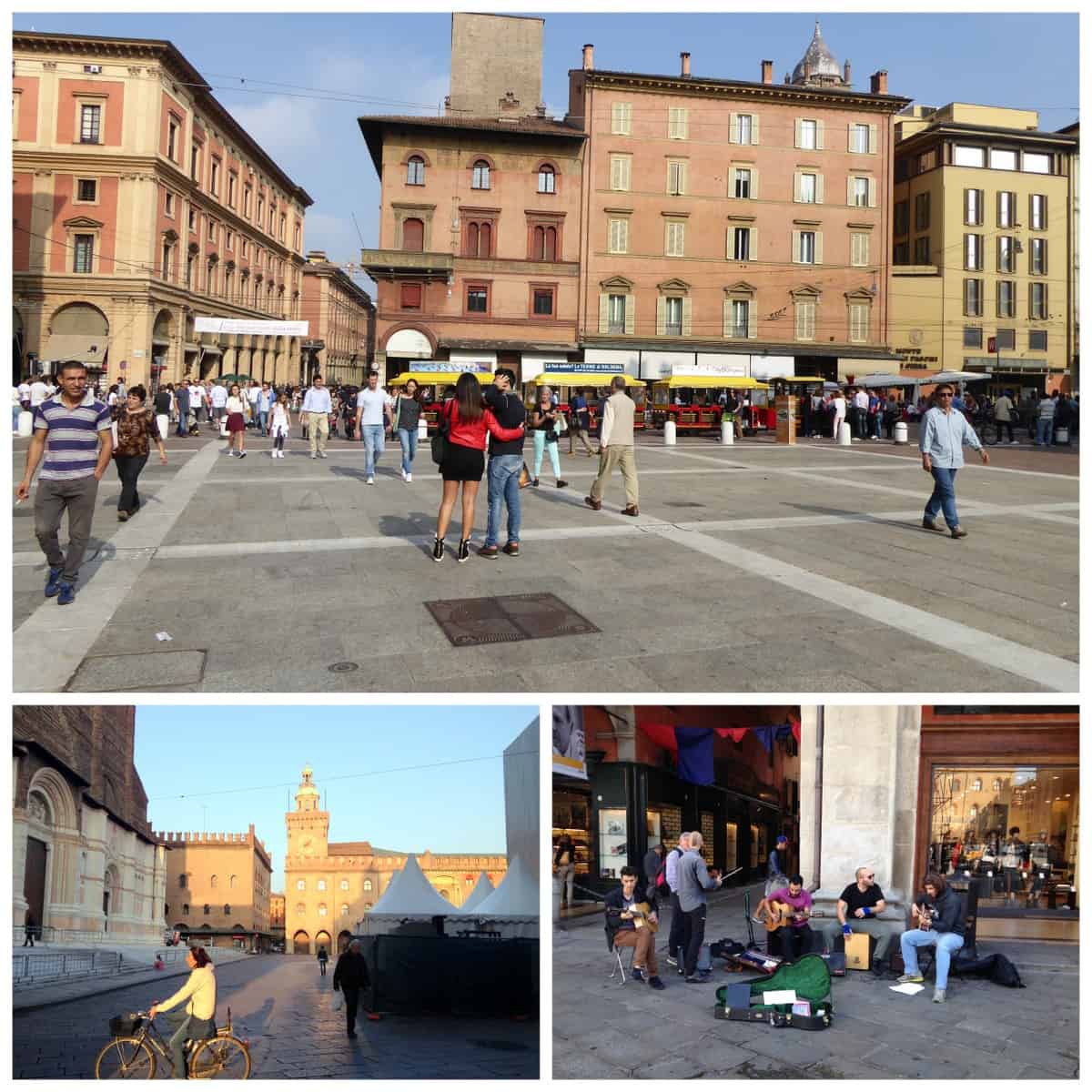 Piazza Maggiore, a people place