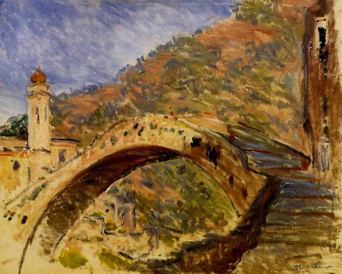 Monet's "Bridge at Dolceacqua" (Credit: WikiArt)