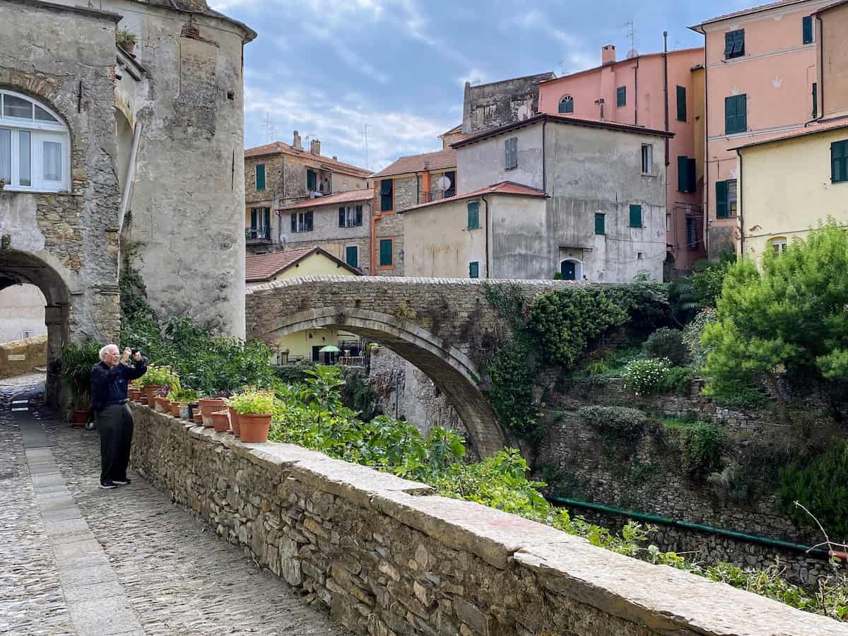 River over the Prino River in Dolcedo