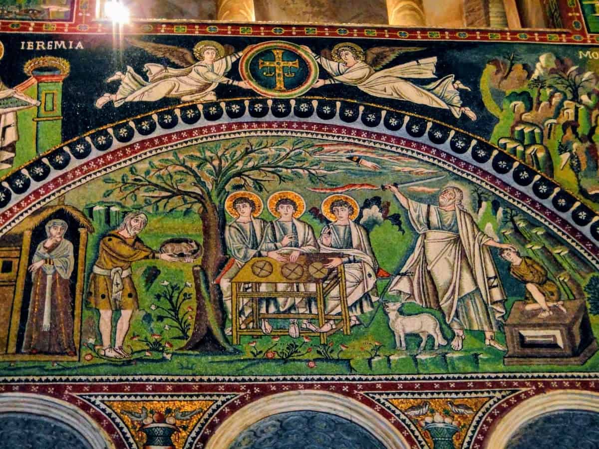 Mosaics that tell stories at the Basilica in Ravenna (credit: Jerome Levine)