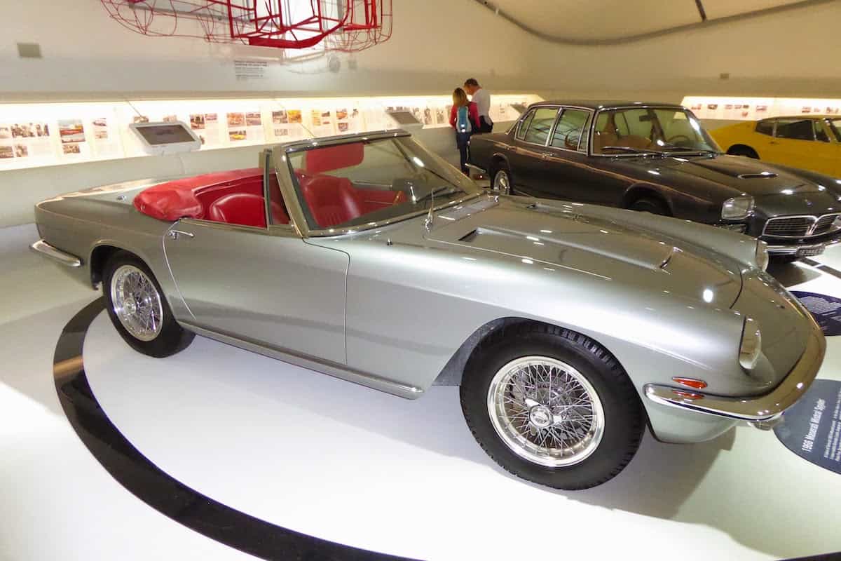 At the contemporary Enzo Ferrari Museum in Modena (credit: Jerome Levine)