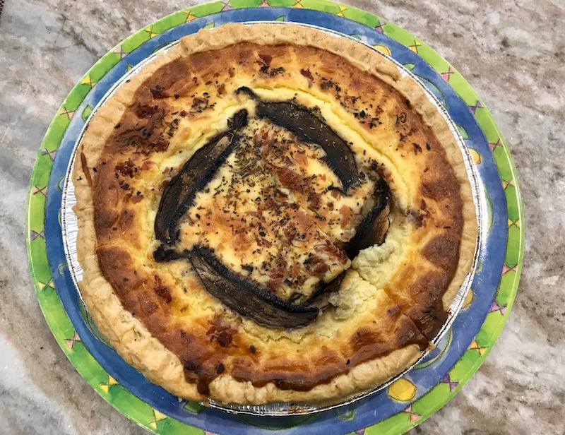 Portabella Mushroom Quiche