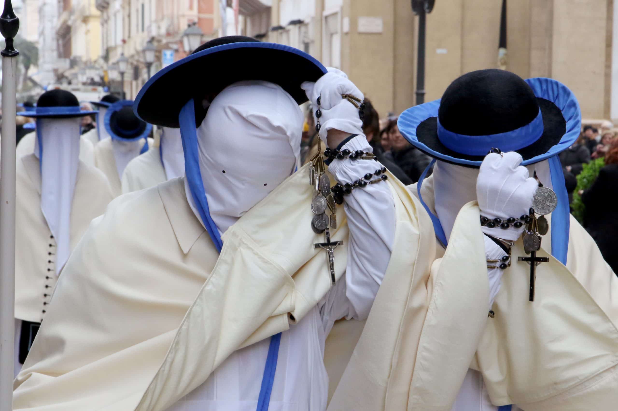 Holy Week procession in Taranto, region of Puglia