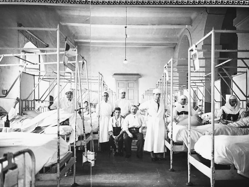 Photo of one of the old hospital wards