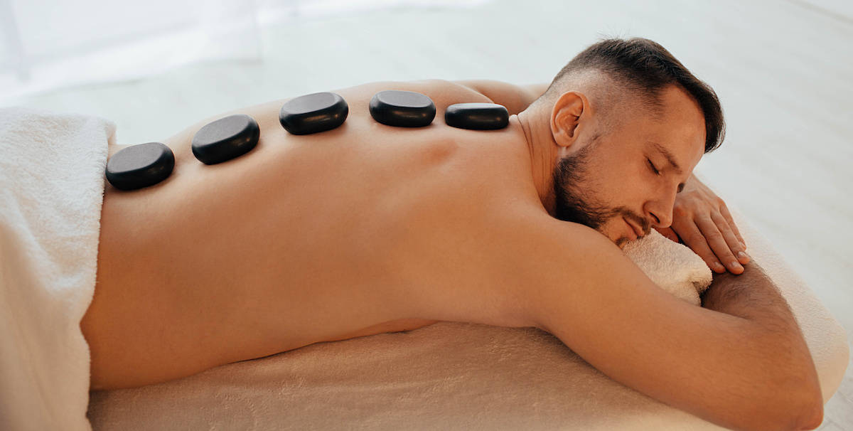 Hot stone massage