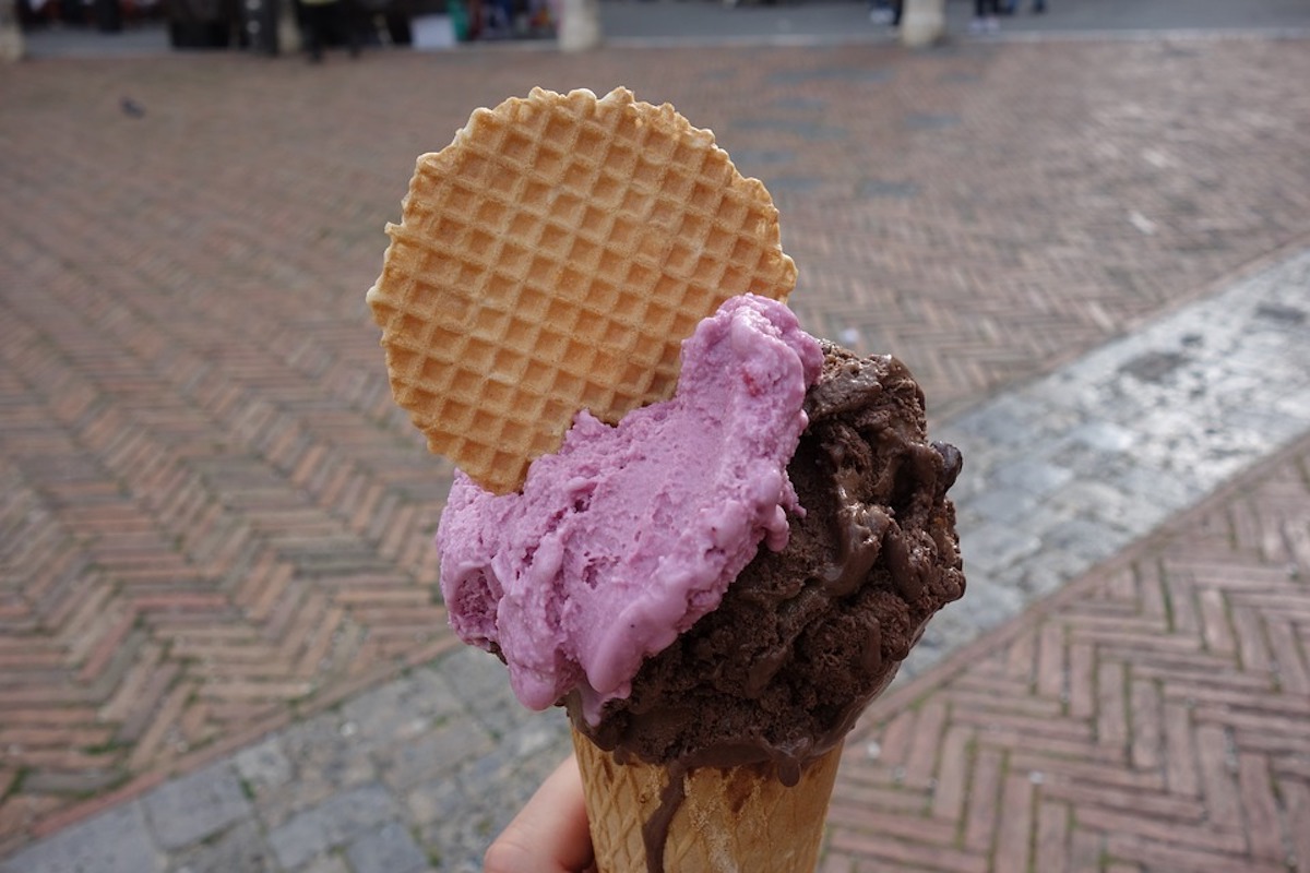 During summer in Bologna, artisanal gelato offers instant relief from the heat