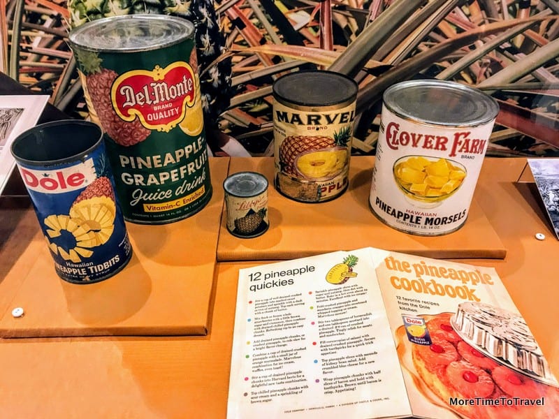 Pineapple memorabilia on display 