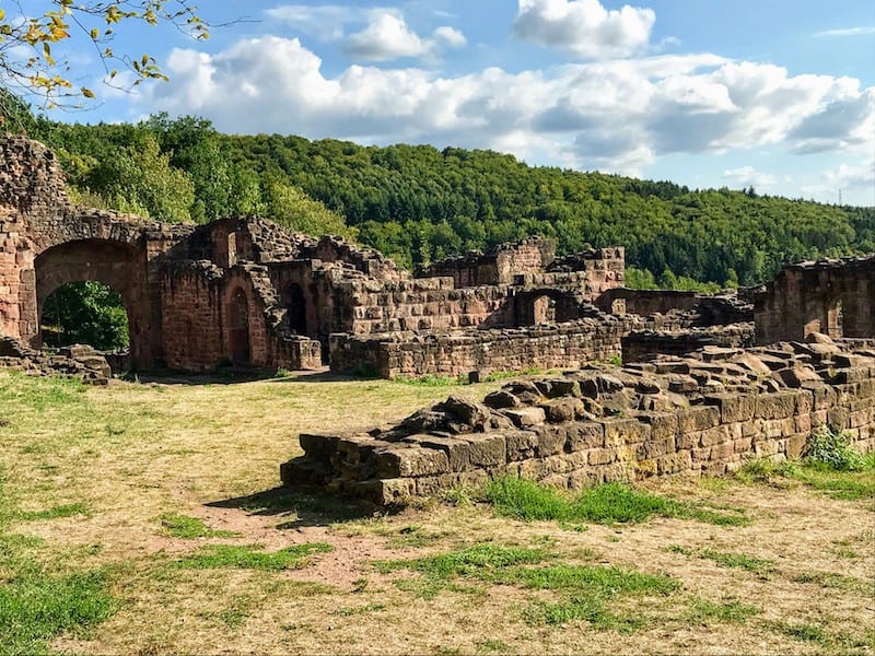 Barge cruise through Alsace & Lorraine - Footprint of the Castle of Lutzelbourg