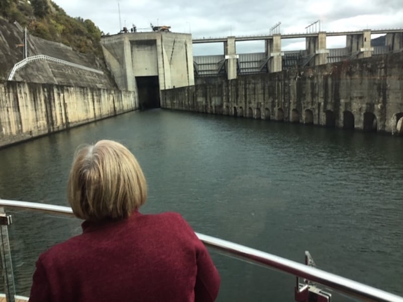 Approaching first lock