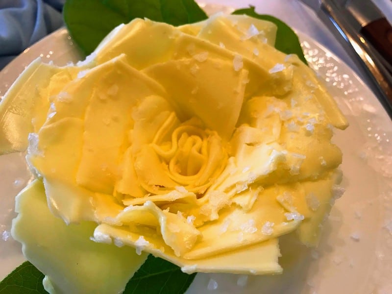 Salted butter or a rose?