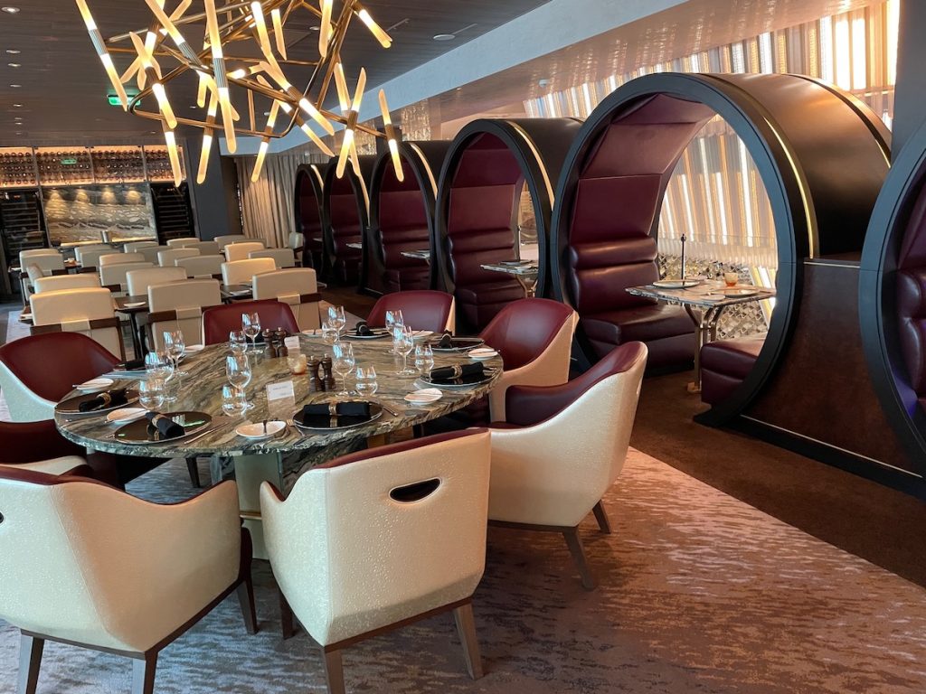 The Fine Cut Steakhouse, one of the creative dining areas