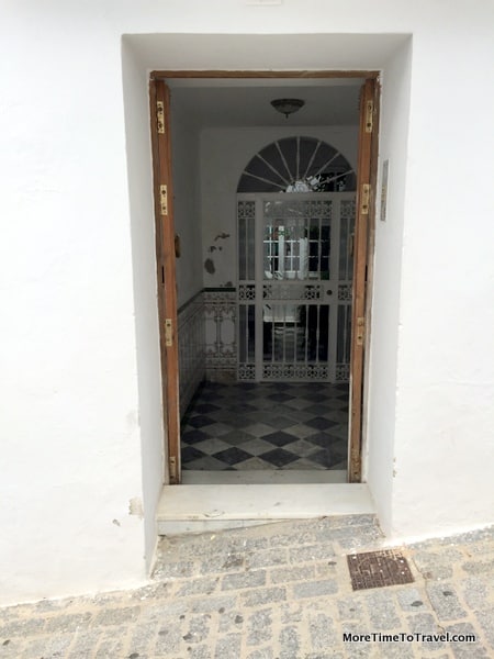 Open doorway in Medina Sidonia