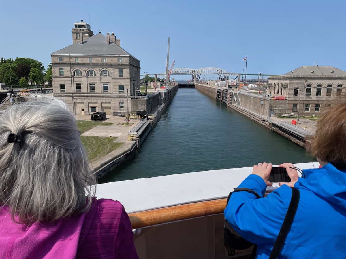 Approaching the Soo Locks