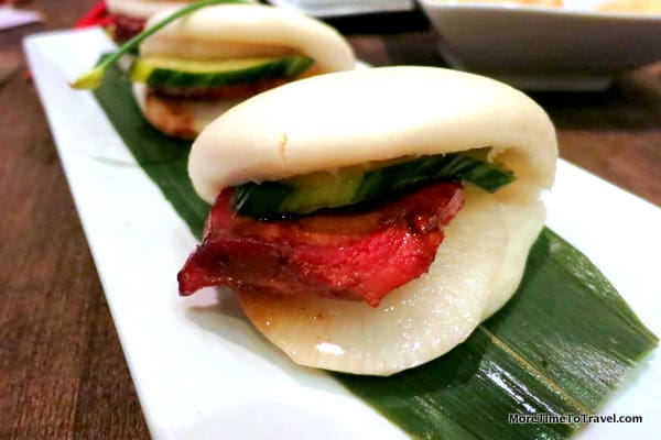 Bao Bao Buns with Berkshire pork, diakon, and housemake pickles