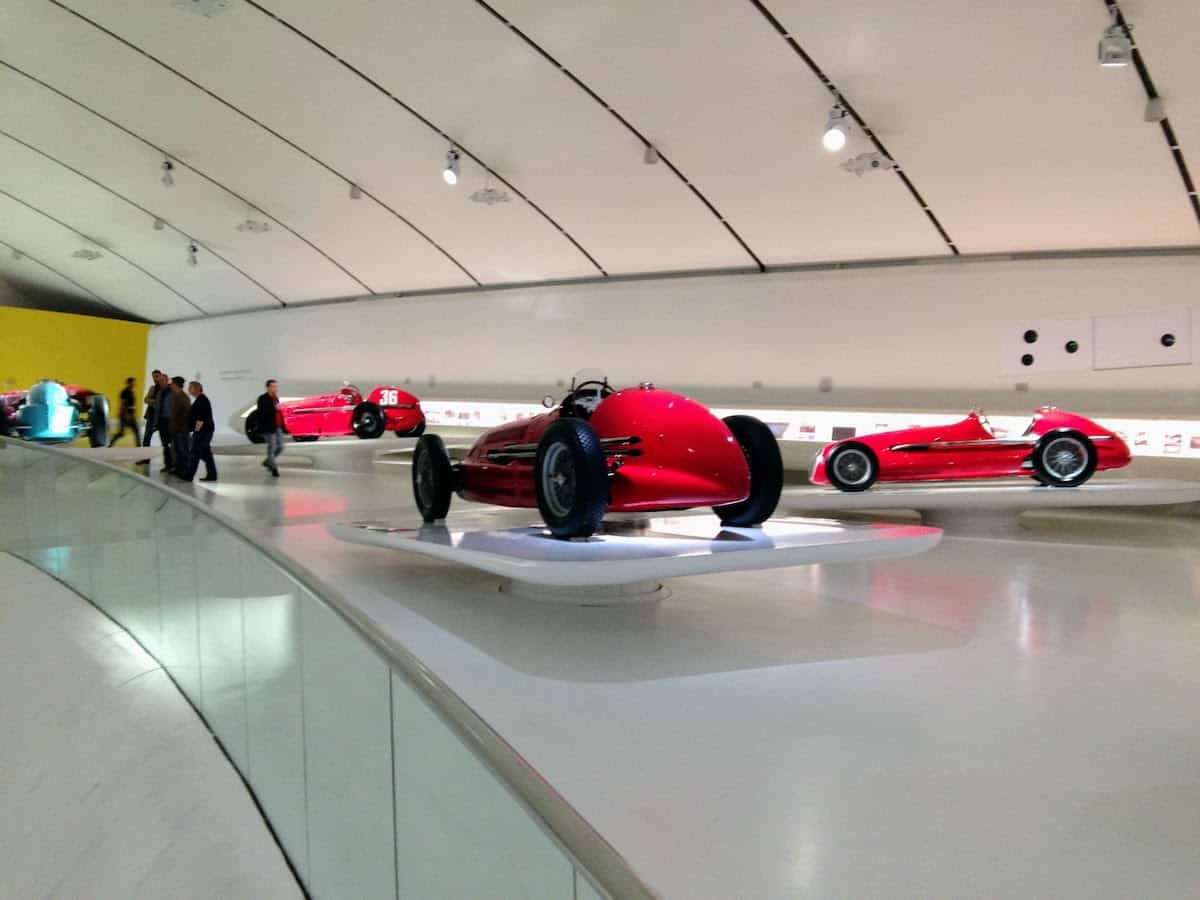 The Enzo Ferrari Museum in Modena