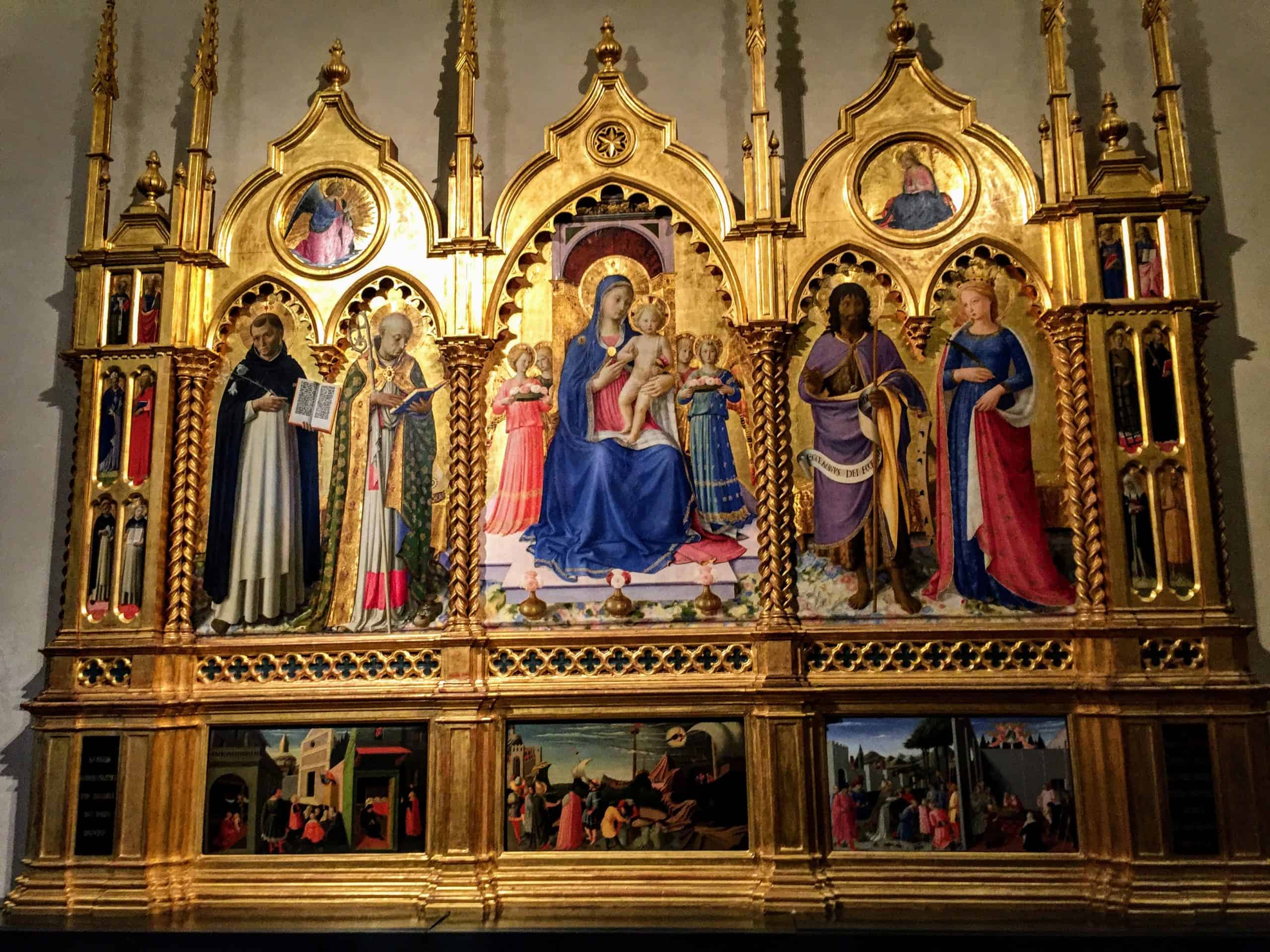 Altar panel at the National Art Gallery of Umbria