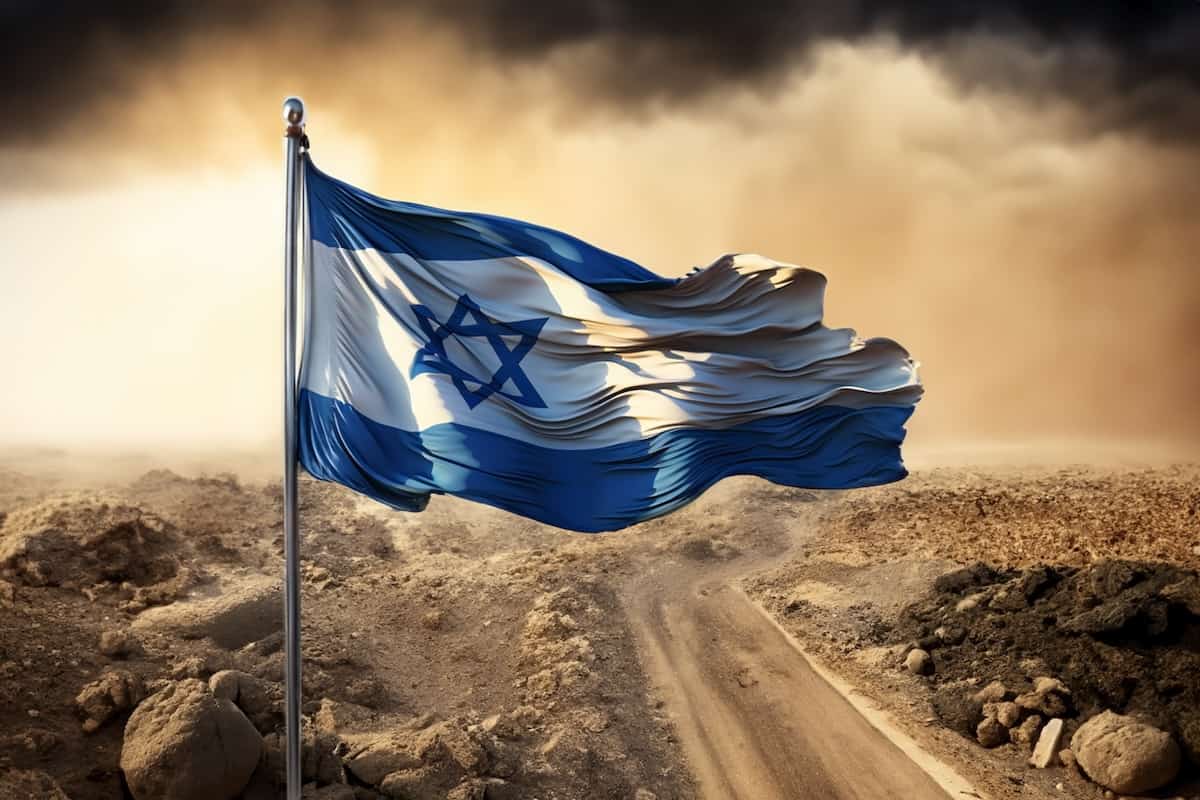 Flag of Israel - Hamas War