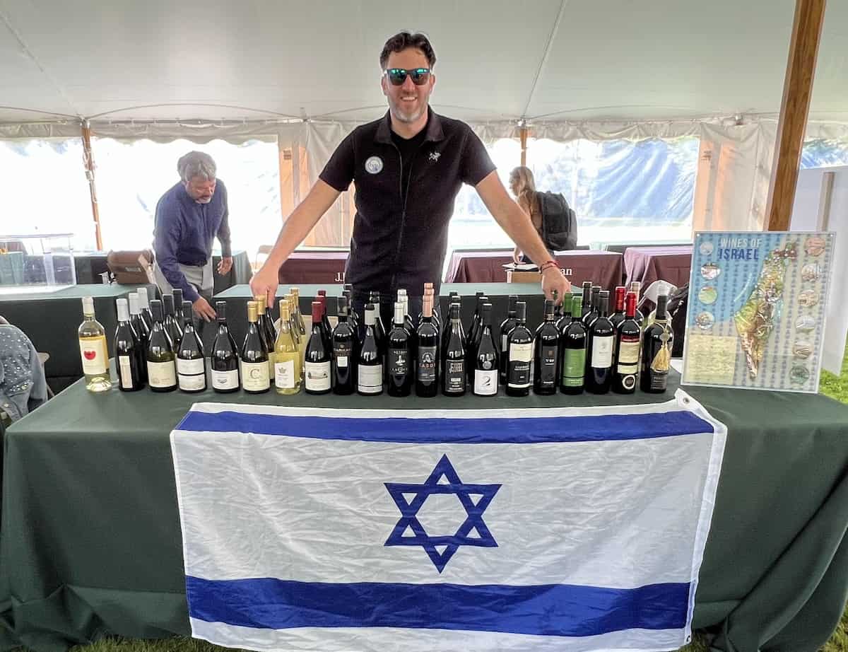 Greenberg showcasing the variety of Israeli wine