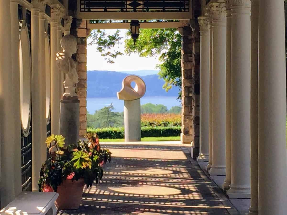 On the grounds of Kykuit in Sleepy Hollow, home to four generations of Rockefellers (credit: Jerome Levine)