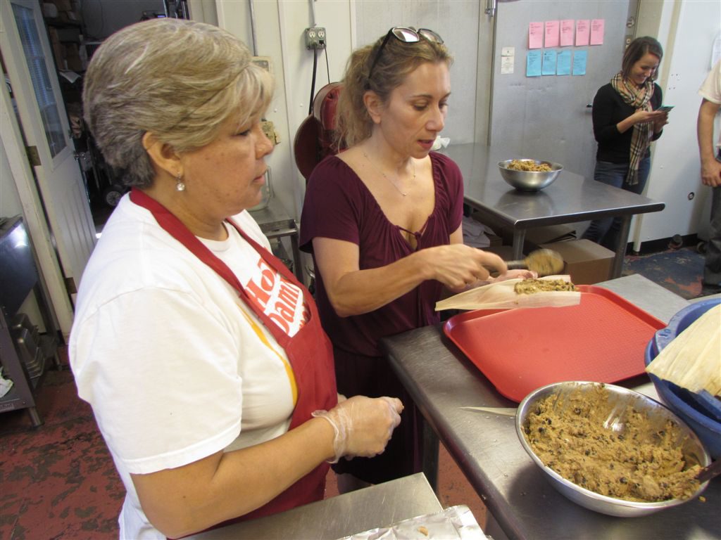 Tastes of Texas: Learning to roll tamales