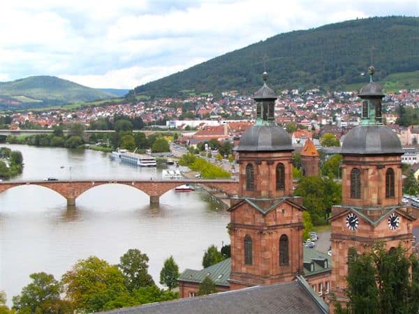 Miltenberg and the Main River in Germany