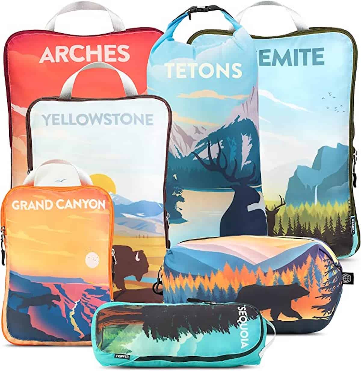 National Parks Packing Cubes