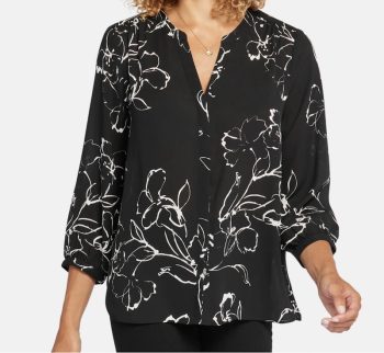 NYDJ Pintuck Blouse