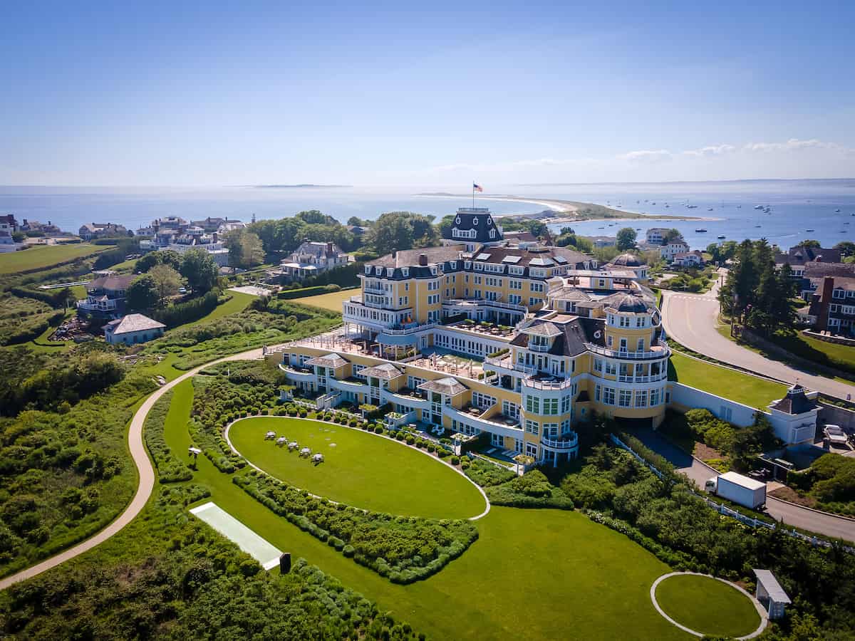 Ocean House Rhode Island: Aerial view of the gracious property