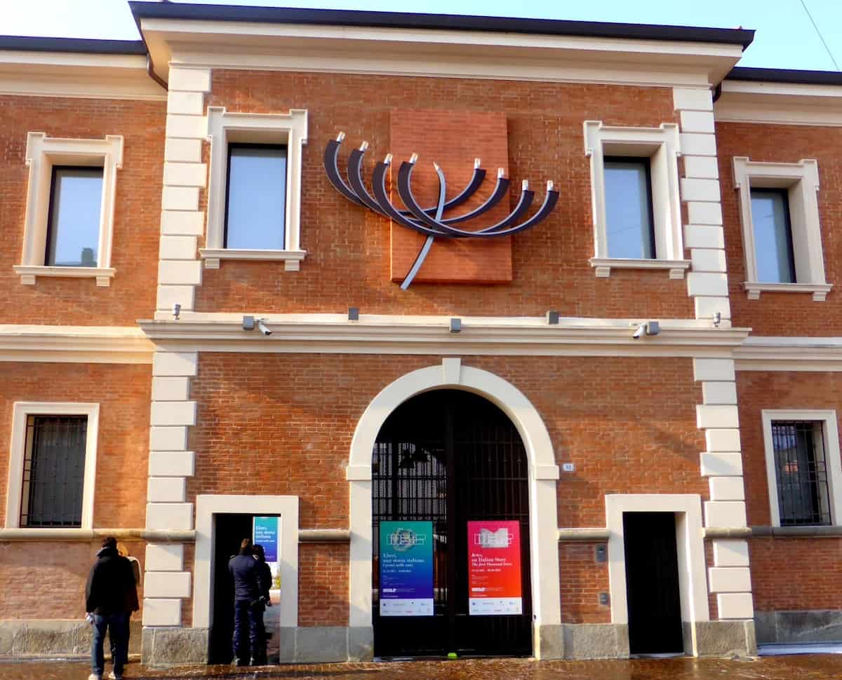 Exterior of the Jewish Museum of Ferrara, a former prison (credit: Jerome Levine)