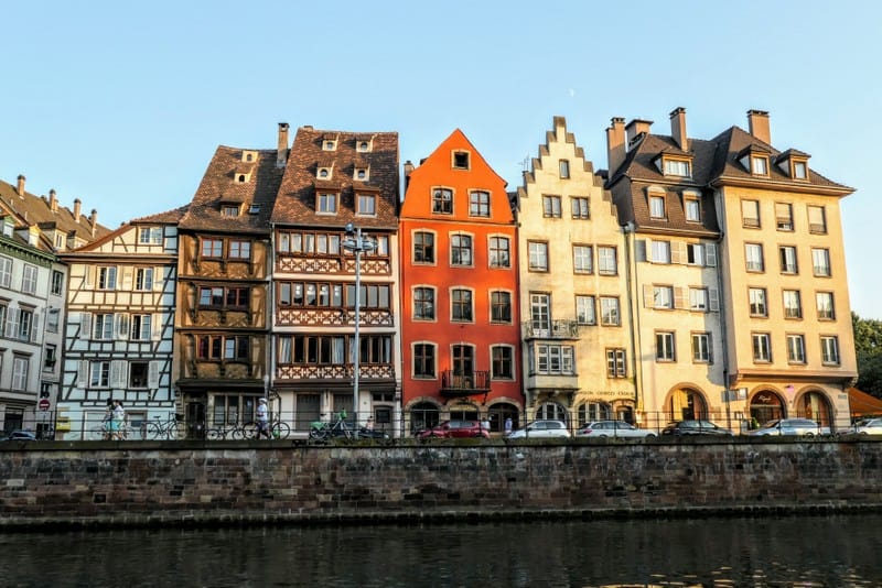 Barge Cruise through Alsace & Lorraine: Typical buildings along the River Ill in Strasbourg