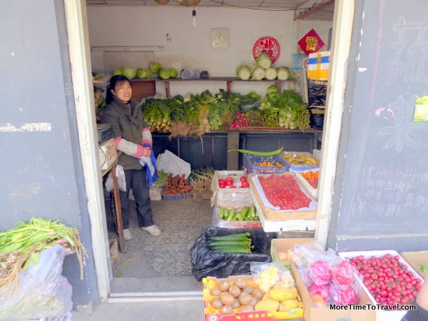 A local grocer in the hutong