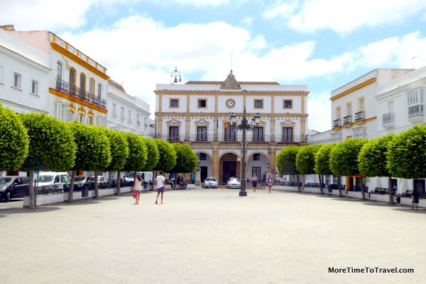 City Hall in the large square in Arcos