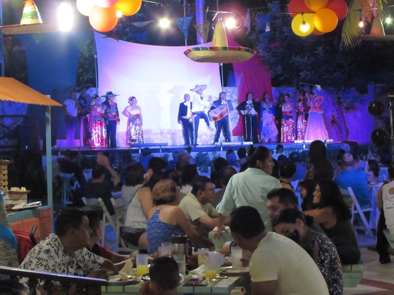 Entertainment at the Taco Festival at Panama Jack 