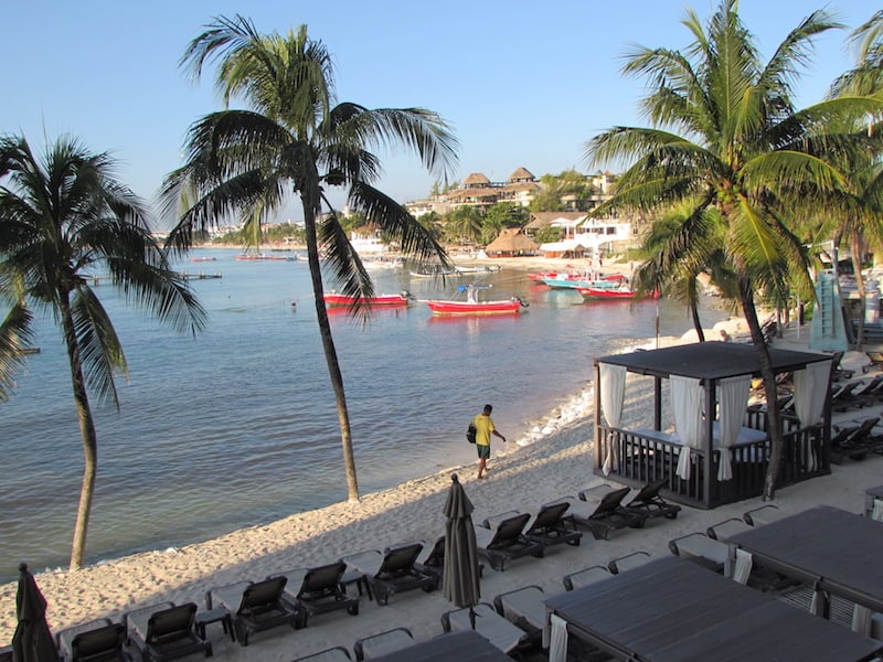 View from the balcony of Panama Jack, Playa del Carmen