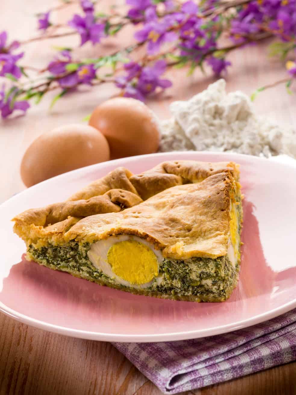 Torte Pasqualina (Easter Pie) is a specialty Easter dish from the region of Liguria