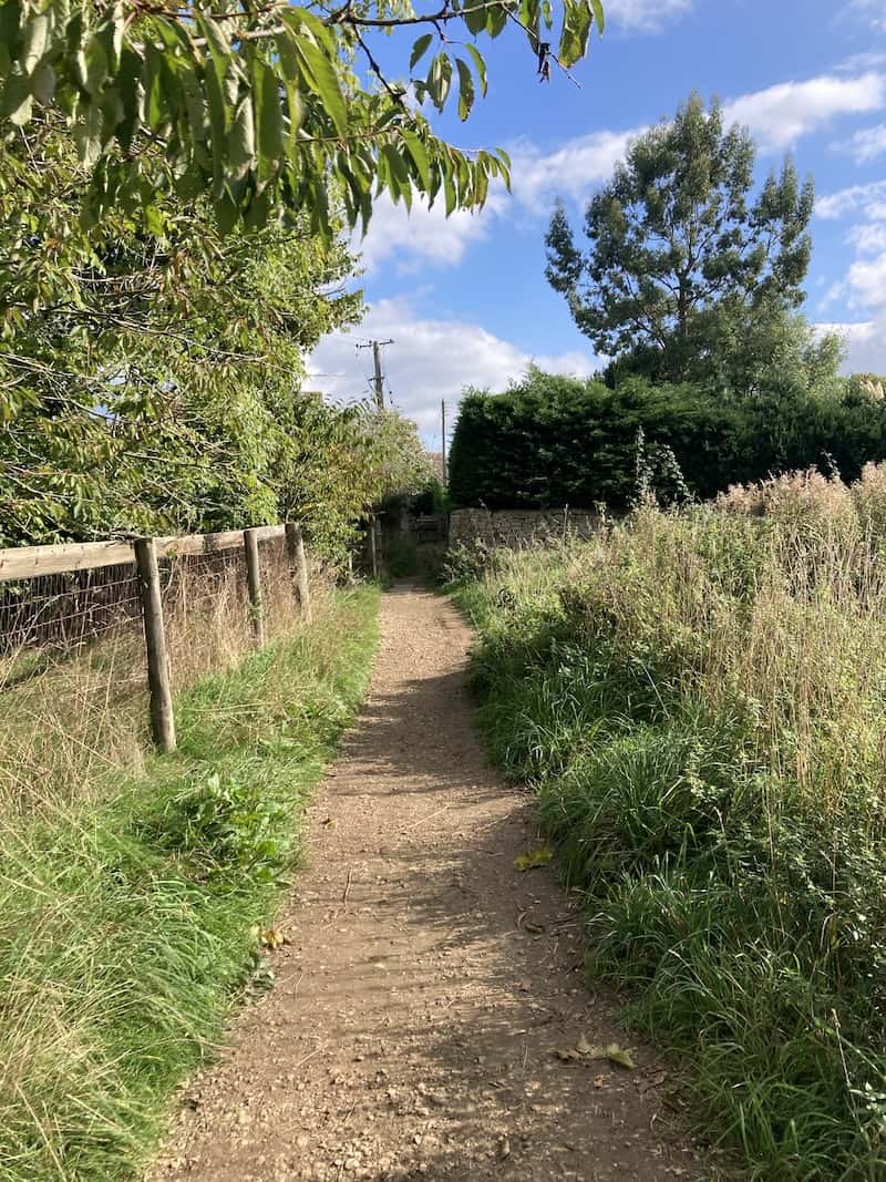 Footpath in Cheltenham- Lower Slaughter