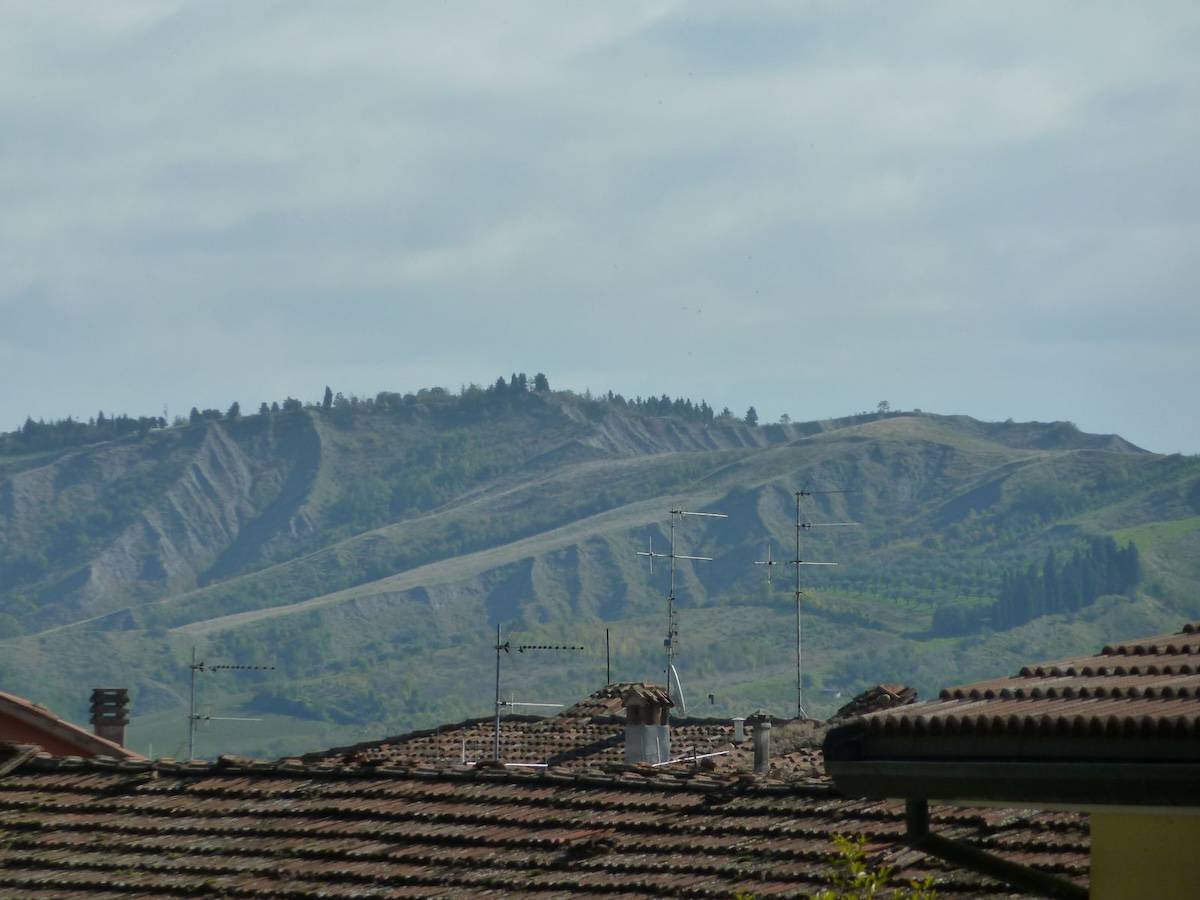 A view over the rooftops of Brisighella