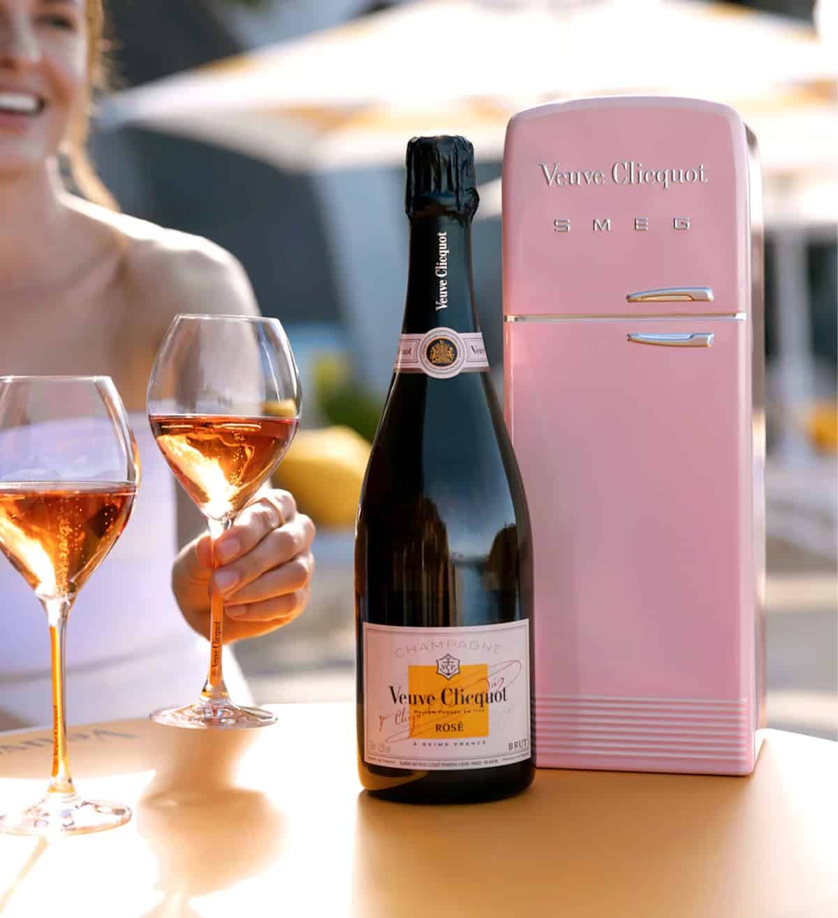 Unique wine bottles: Photo courtesy Veuve Clicquot