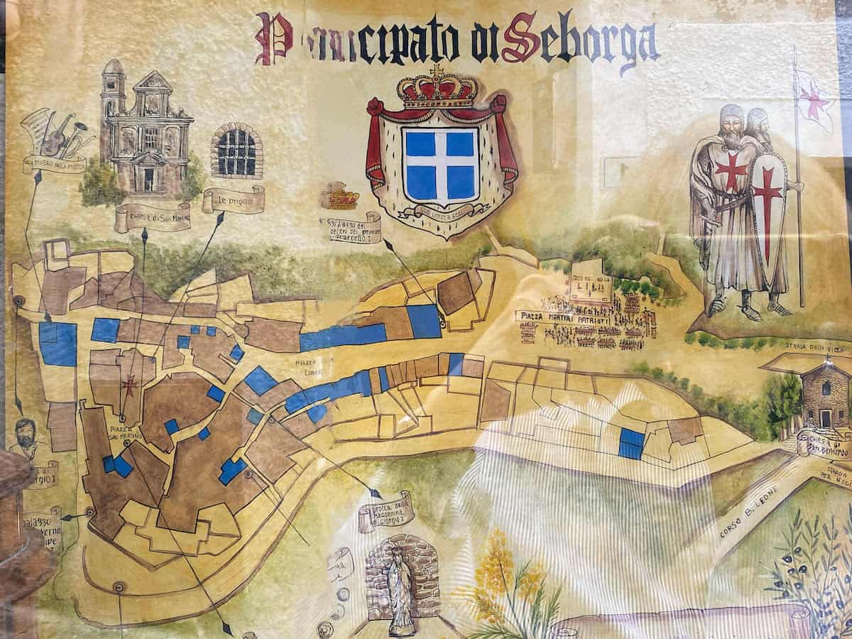 An old map of Seborga