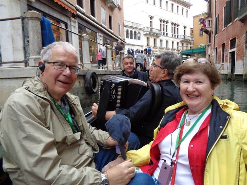 Serenaded in Venice