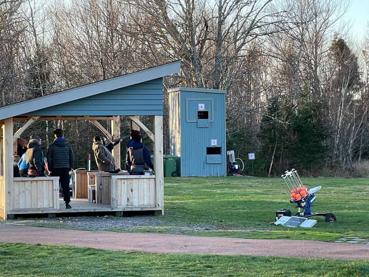 Skeet shooting at the Sporting Lodge at Fox Harb'r Resort