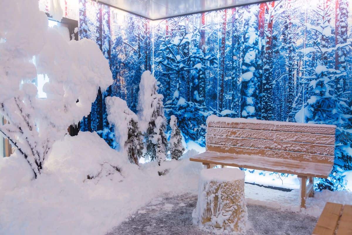 The new Snow Room at The Lodge at Woodloch