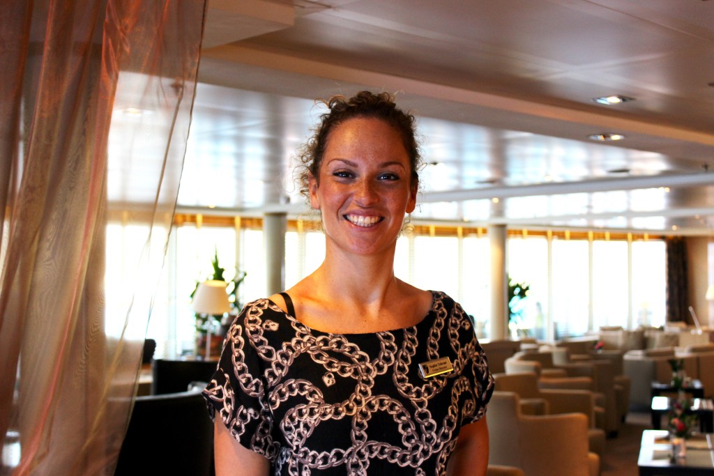 Sophie Tehrani, Cruise Director (Credit: Maureen Hudson)