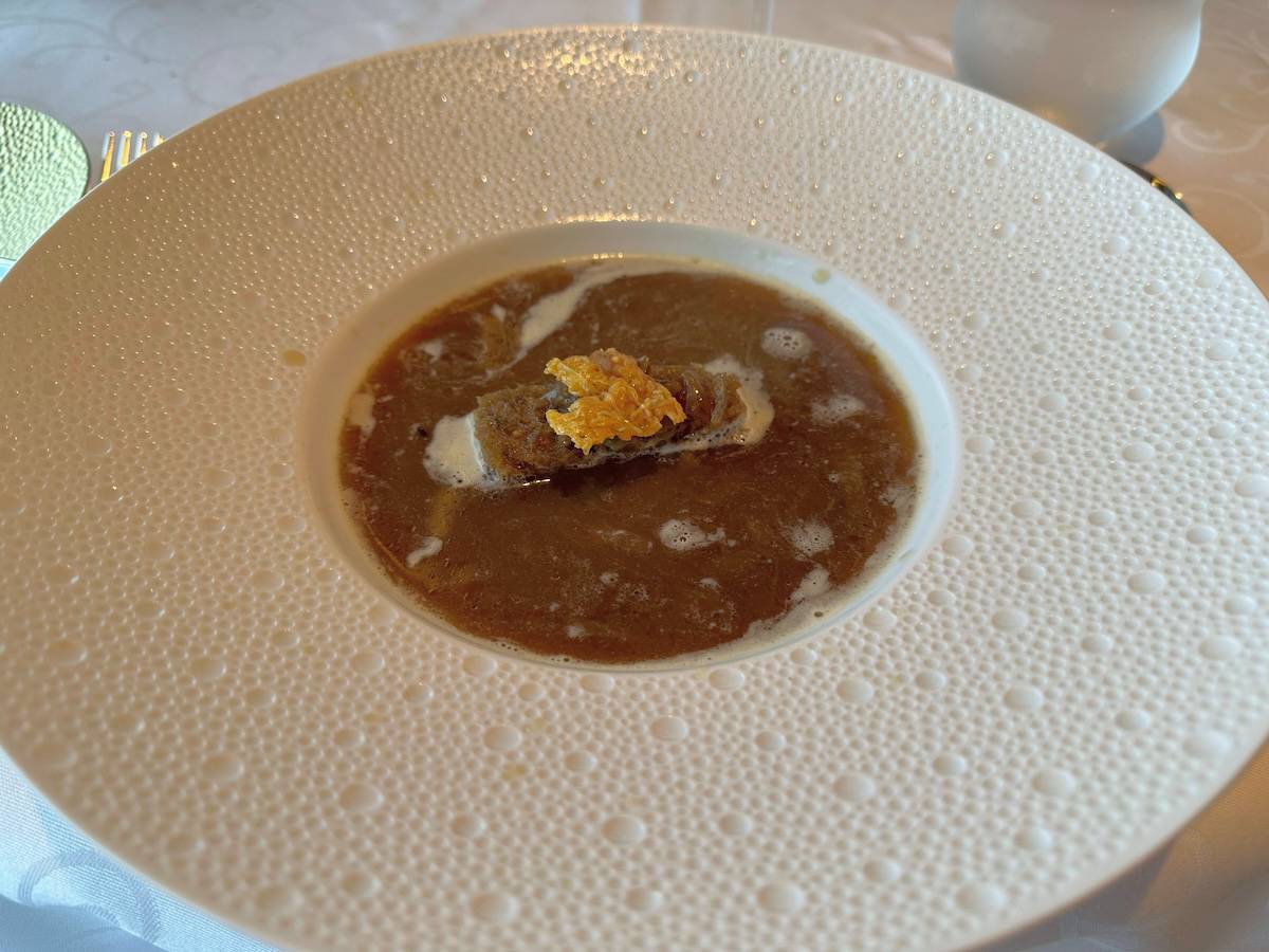 Onion soup at Chartreuse