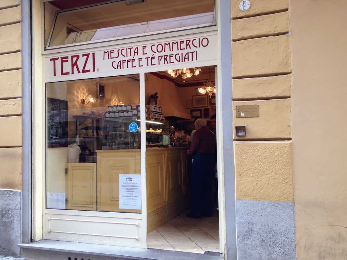 Best bars in Italy: Cafe Terzi in Bologna, one of our favorite places for coffee