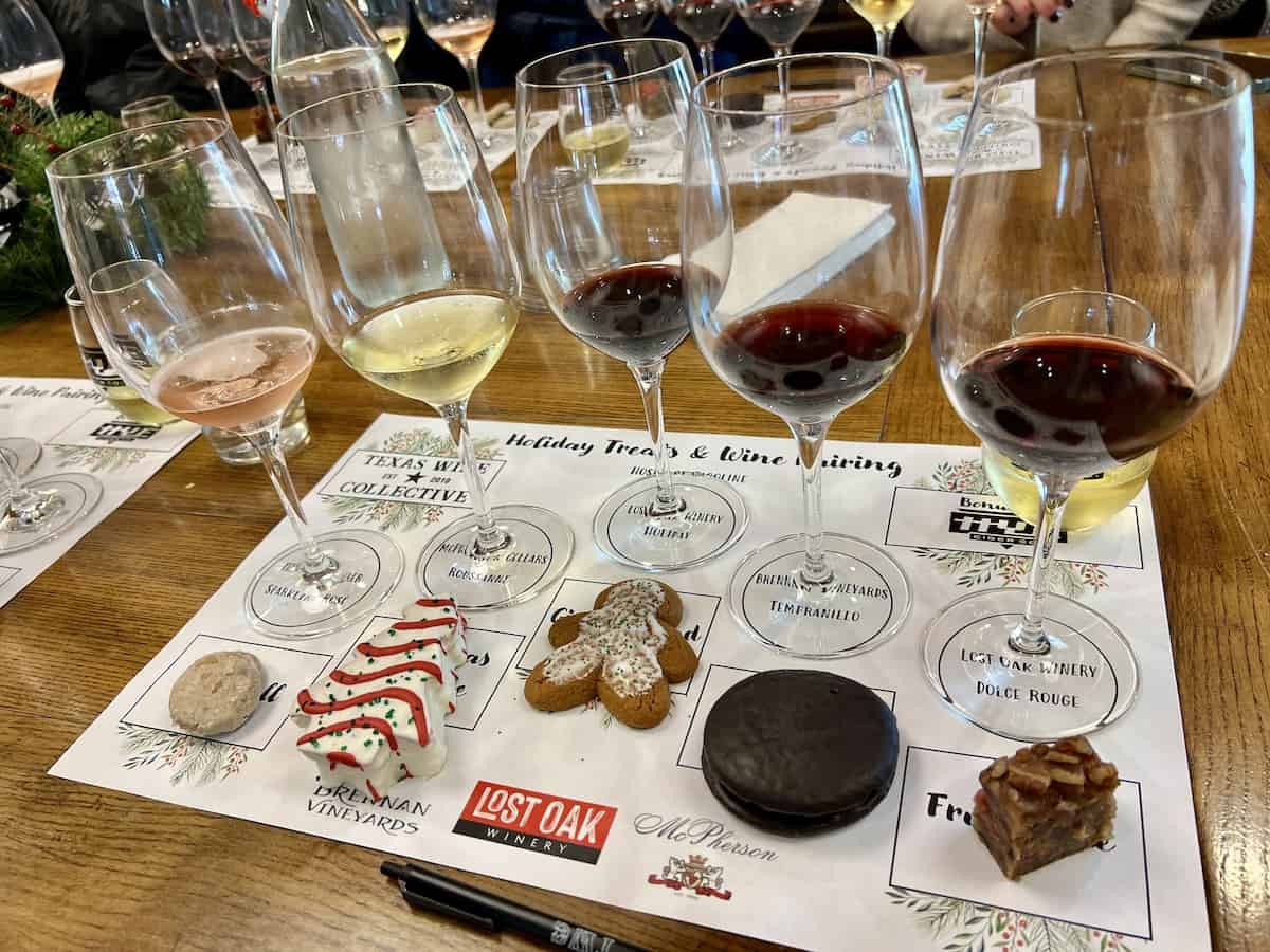 Texas Wine Collective-wine and dessert pairing